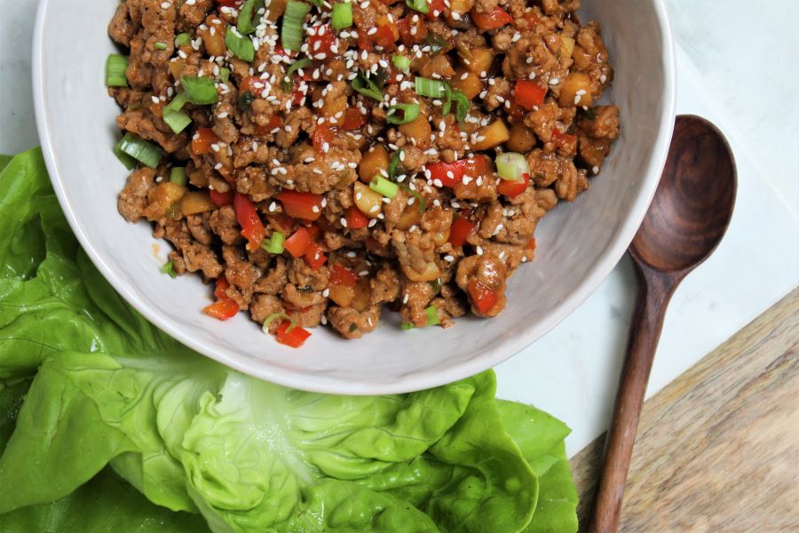 St. Lucifer Asian Chicken Lettuce Wraps