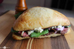 St. Lucifer Balsamic Flank Steak Sammy