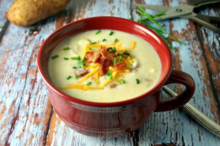 St. Lucifer Crock Pot Potato Chowder