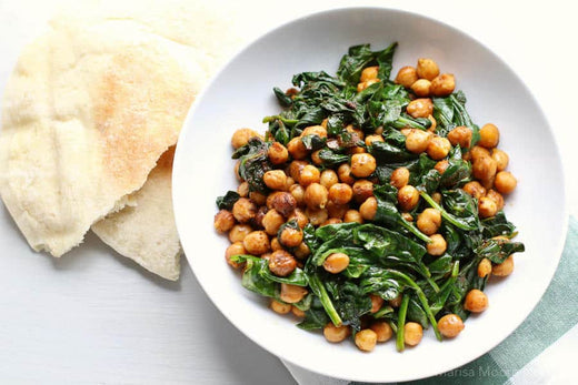 St. Lucifer Spinach & Chickpea Sauté