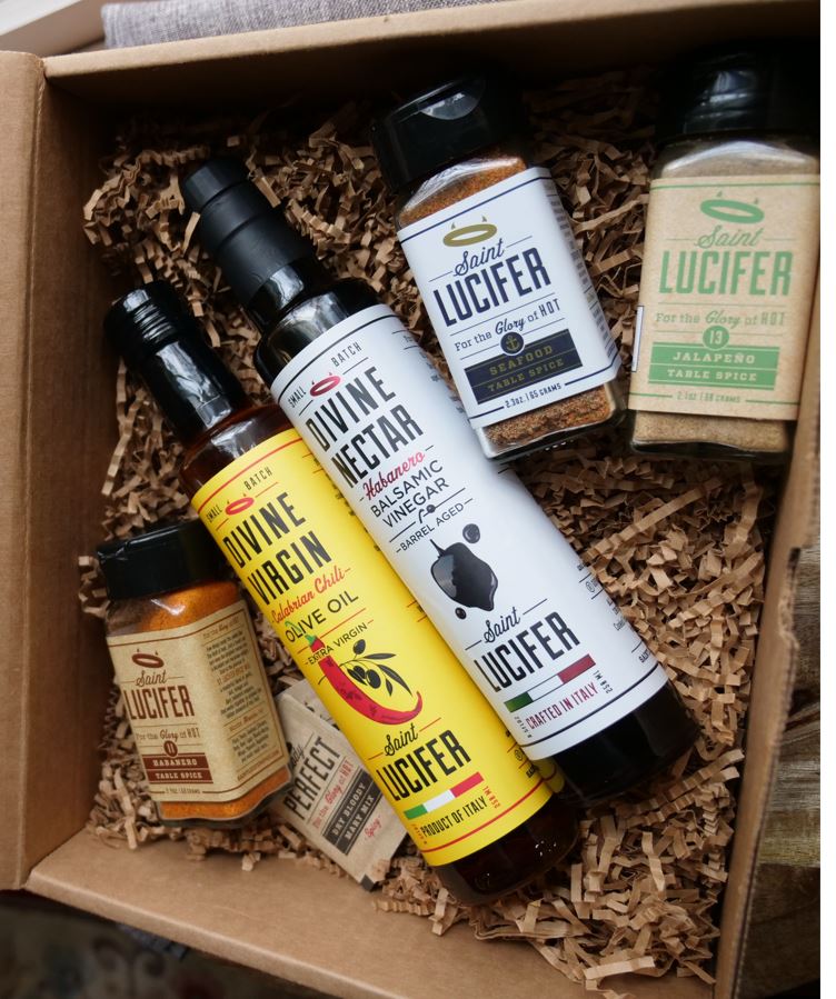 The Calabrian Chili EVOO w/ Balsamic & Spice Gift Box