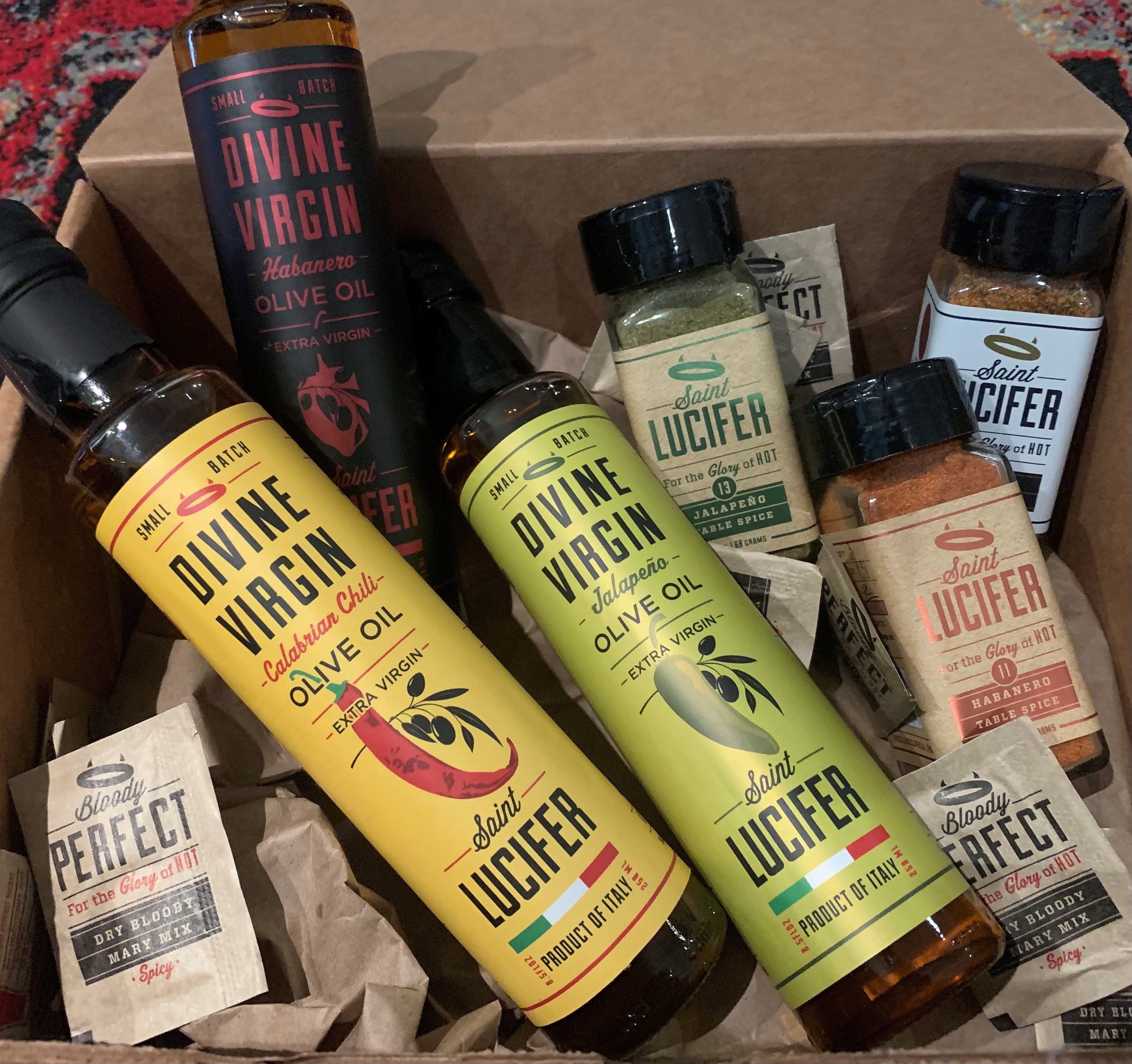 The Italian EVOO Trio Gift Set – SAINT LUCIFER SPICE